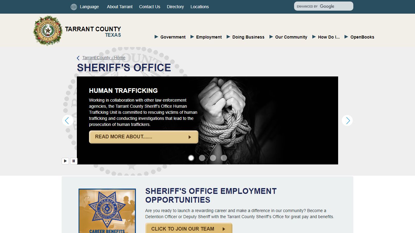 Sheriff's Office - Tarrant County